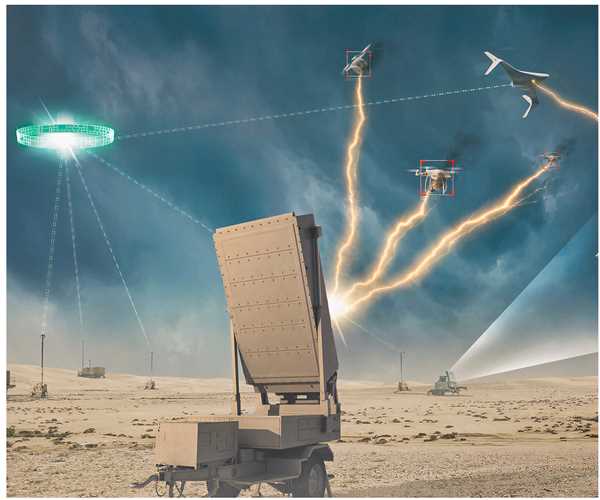 The concept of microwave weapons that can jam signals over a large area