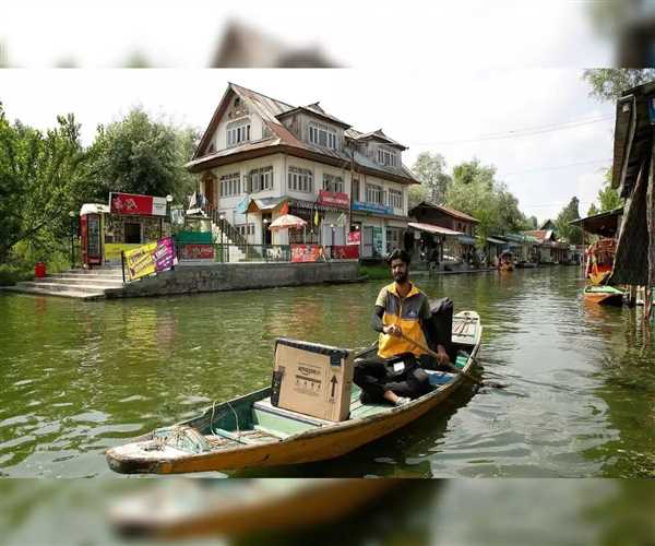 Want to know about dal lake and it's first floating amazon india store