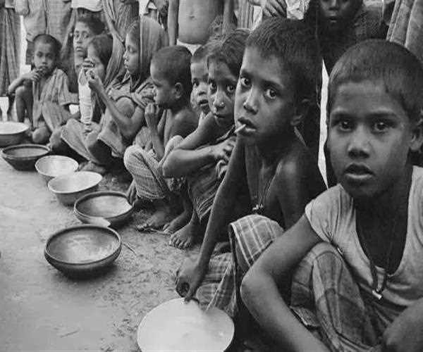 Starving folks…! But we are busy being proud of self-sufficient food nation..! 