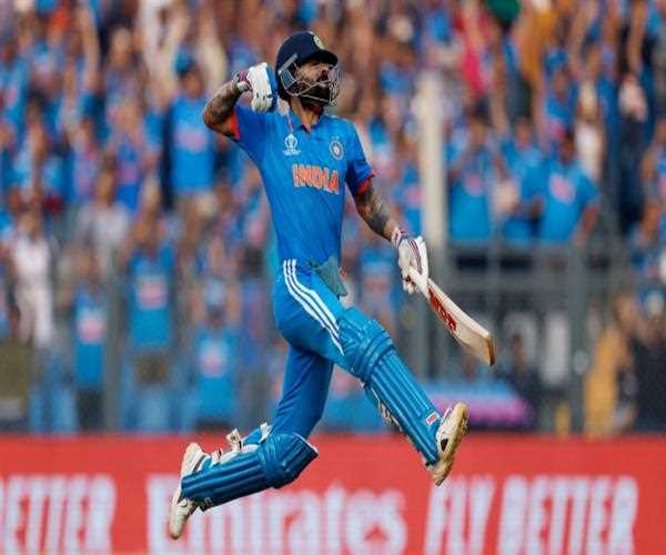 Virat becomes the first player to score 50th ODI