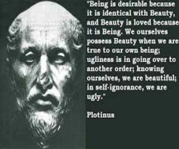 Rooting Plotinus Thought Of "Being"