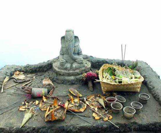 Bhagwan Ganesh On Volcano Site Is Special For Indonesia