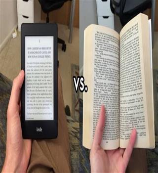 Does e-book replace paper books?