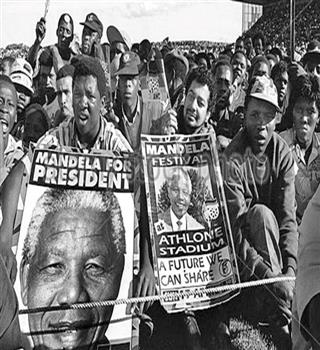 How did the apartheid end in South Africa?