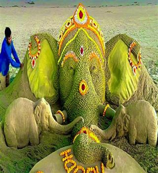 Ganesh Chaturthi 2022: Sudarsan Pattnaik Creates Ganpati Idol With 3,425 Sand