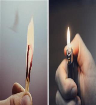 Who came first lighter or matchstick?
