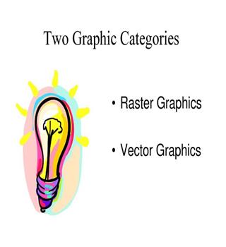 Difference between vector and raster graphics?