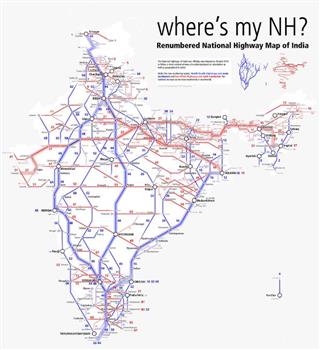 Largest National Highways of India and connecting states