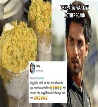 Worst food combination made from Maggie!