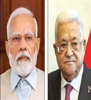 PM Narendra Modi speaks to Palestinian President