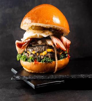 How did burger invented?