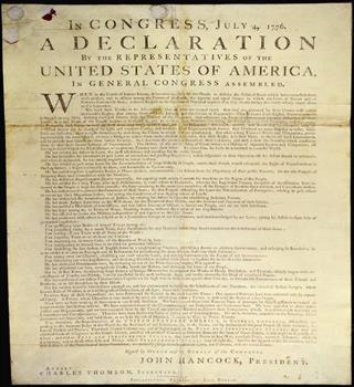 What is the significance of the Declaration of Independence?