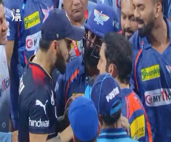 Ugly face-off between Virat Kohli and Gautam Gambhir in IPL 2023