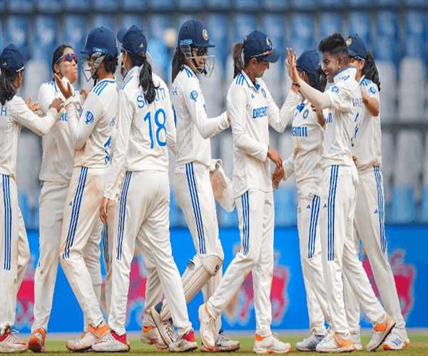 Highlights of India vs Australia women's test cricket match