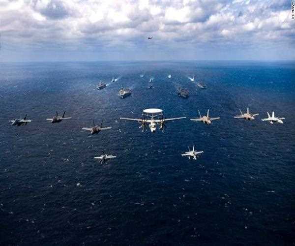 China warplanes fly near Taiwan after US Japan show naval might