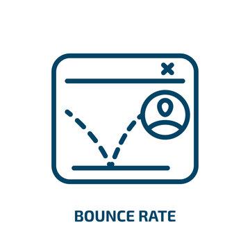 What is the meaning of bounce rate in Google Analytics?