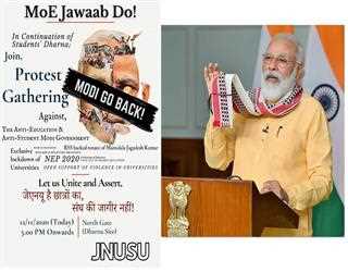 Controversy in JNU for the statue of Swami Vivekananda