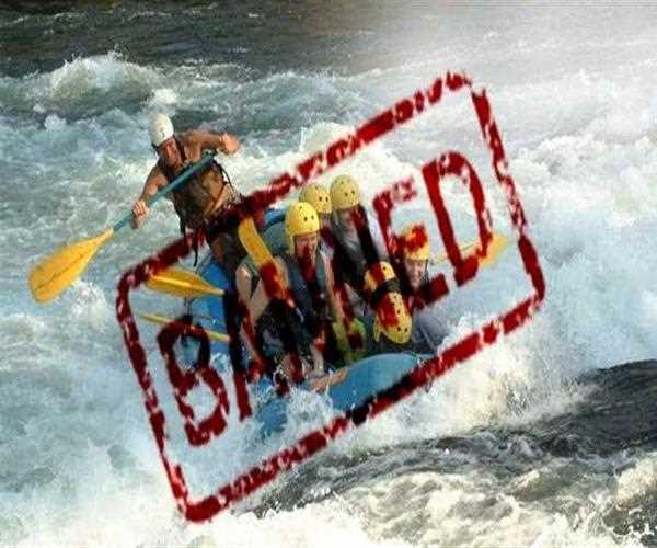 River rafting banned in Rishikesh