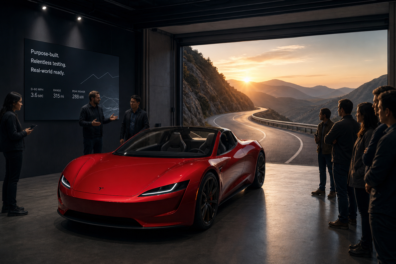 The Tesla Roadster Launch Needs More Than a Spectacle