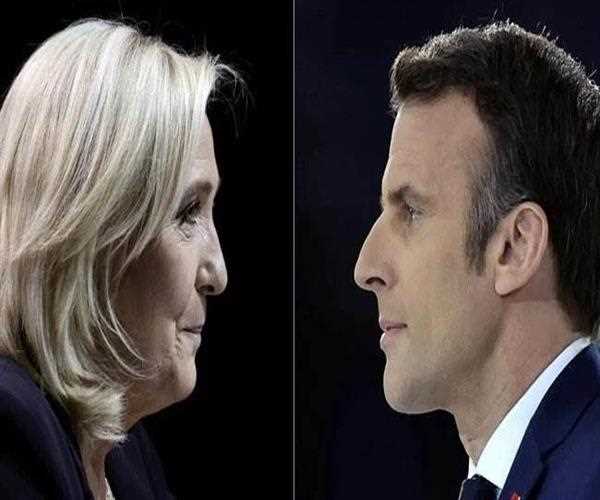 Emmanuel Macron Met his Rival Marine Le Pen in TV Presidential Debate