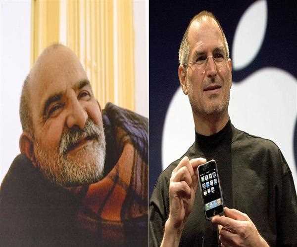 Steve jobs takes blessing from Neem karoli Baba