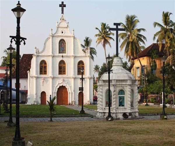 Which church was built by Vasco Da Gama in India