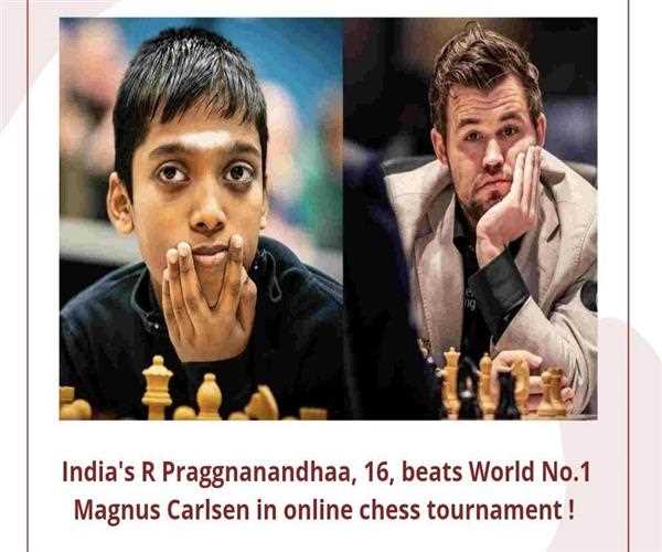 R Praggnanandhaa, 16, Stuns World No.1 Magnus Carlsen In Airthings Masters  Chess