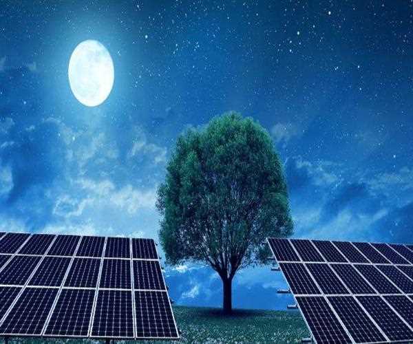 With Anti-Solar Cells Produce Light During Night Time