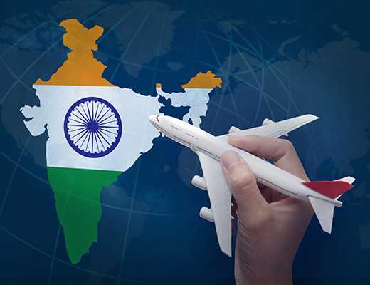 How big is the aviation industry in India?