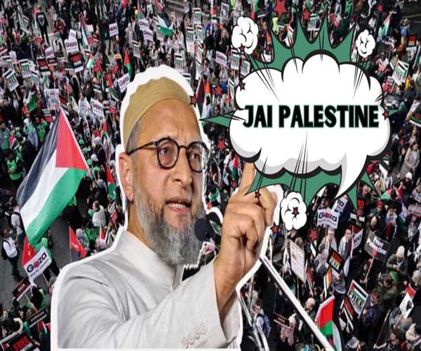 Asaduddin Owaisi's 'Jai Palestine' remark in Indian Parliament.