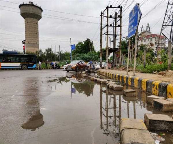 Inadequate drainage system in gurugram