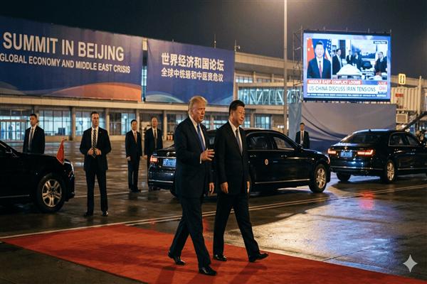 Trump travels to China as conflict with Tehran looms large