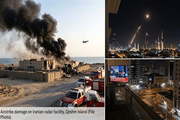 US bombs Qeshm, Goruk; Kuwait reports missile, drone attacks