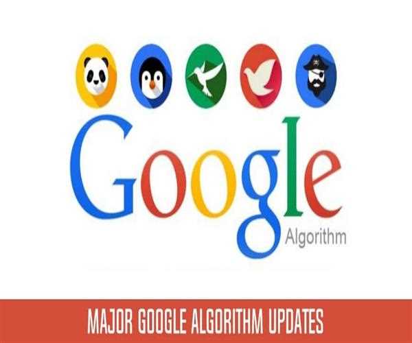 Overview of major Google Algorithm updates over the year