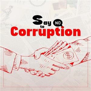 Corruption: A threat to our Nation's Progress. TRUE.