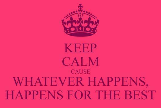 Whatever Happens Just Go With It !