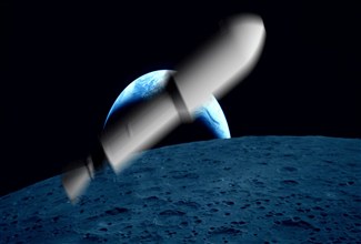 SpaceX rocket part crashes into the moon