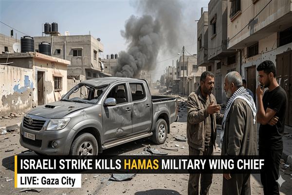 Israeli strike kills Hamas military wing’s new chief in Gaza