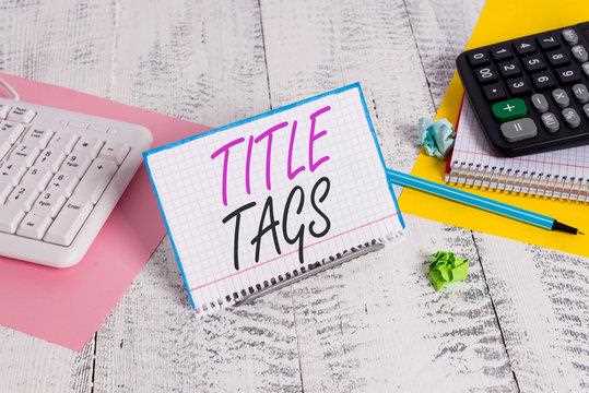 Title Tags and how to optimize title tags for Google
