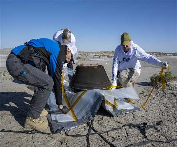 NASA's first asteroid sample landed on earth