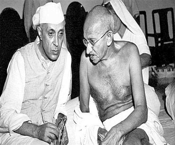 Why did Gandhi favor Nehru so much? What were Gandhi's compulsions when there we