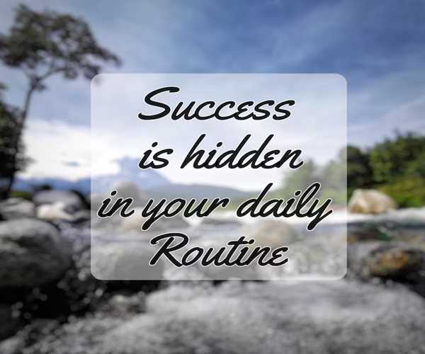 The Importance of Routine in Achieving Success